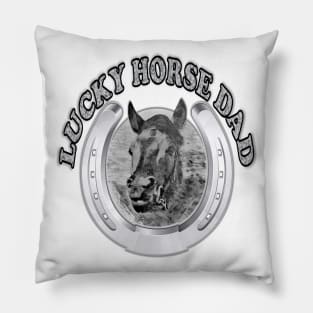 Lucky Horse Dad Pillow