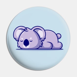 Cute Sleeping Koala Pin