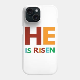 He Is Risen Cool Motivational Easter Christian Phone Case