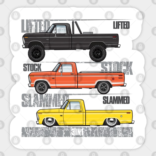 3 in 1 - Ford Truck - Sticker | TeePublic