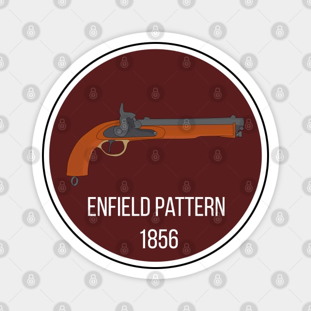 An Enfield Pattern 1856 short rifle Magnet by DiegoCarvalho