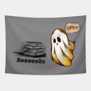 Read more books Cute horror Ghosts Read more boooooks Halloween Tapestry