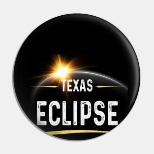 2024 Solar Eclipse Texas USA Totality Pin