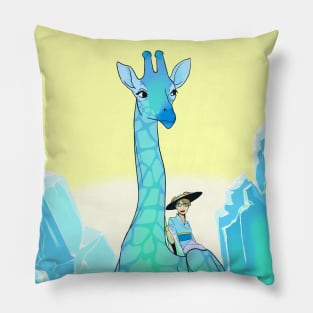 Frost Giraffe Pillow