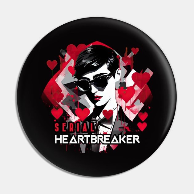 Serial Heartbreaker Pin by Oddities Outlet