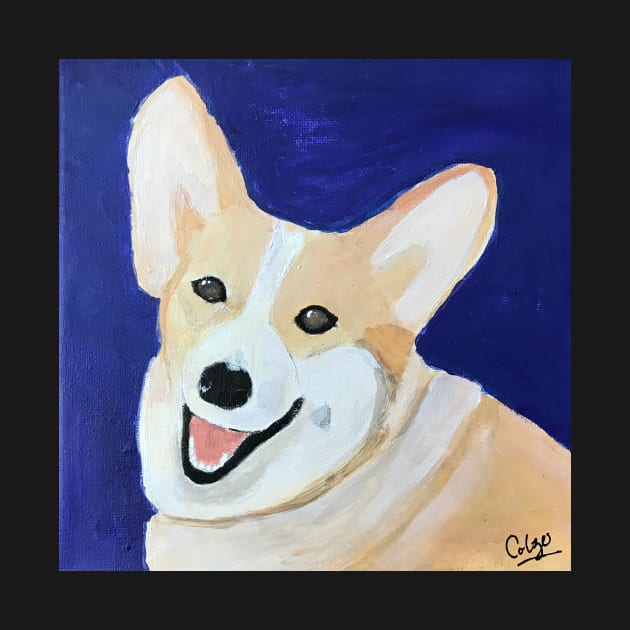 Chunky Corgi by Colzo Art