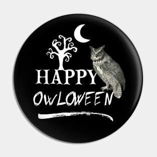 Halloween Owl Pin