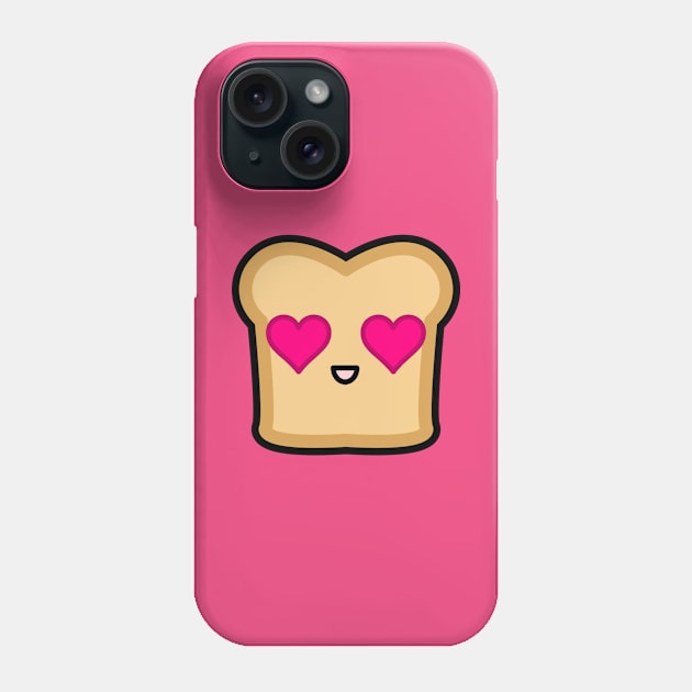 Love Toast Phone Case by TeaShirts