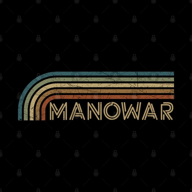 Manowar Retro Stripes by paintallday