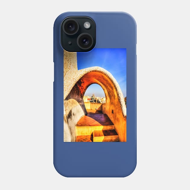 Sagrada Familia From La Pedrera Phone Case by tommysphotos