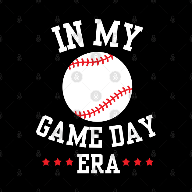 Funny In My Baseball Ball Game Day Era Cool Baseball Player Boys Girls Kids by weirdboy