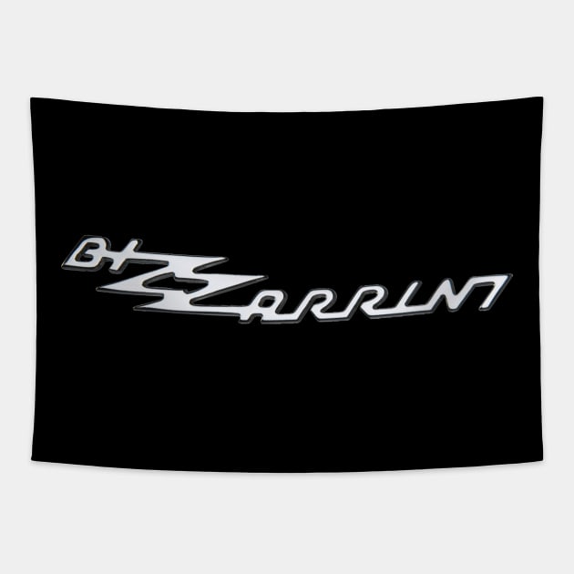 Bizzarrini Badge Tapestry by MindsparkCreative