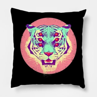 Eyes Of The Tiger Pillow