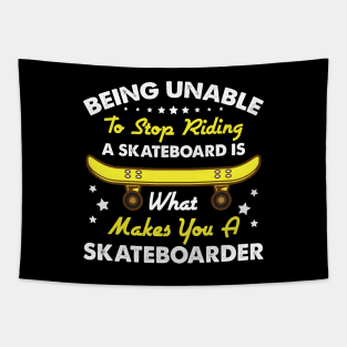 Skateboard Love Tapestry