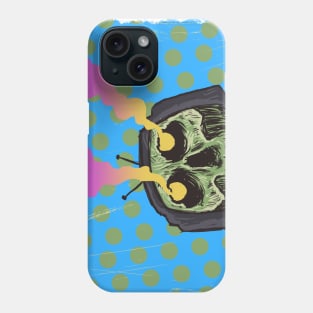 TV Skull Monster Phone Case