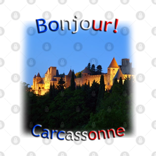 Carcassonne in the Early Evening by TouristMerch