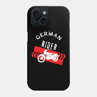 German Rider Motorcycle Vintage Biker Phone Case