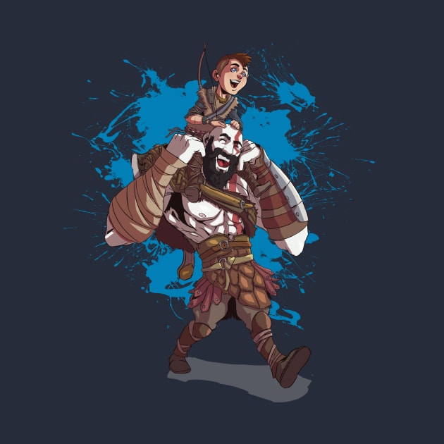 God of War - Father and Son Moment by JuModafoca