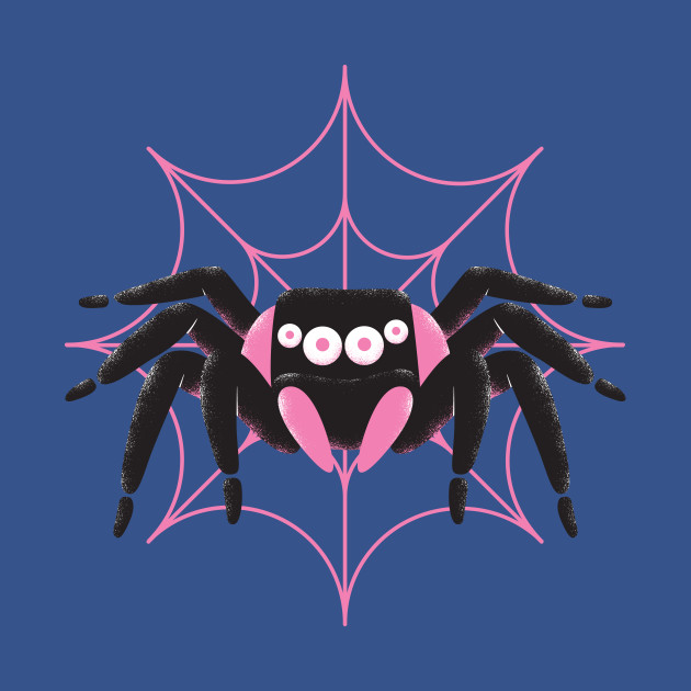 Disover Pink Spider - Spider - T-Shirt