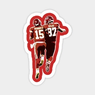 Mahomes and Kelce Magnet