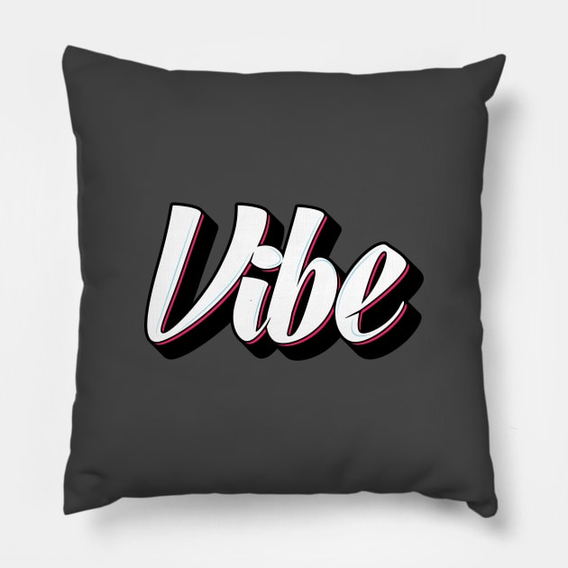 Vibe Graffiti Pillow by BeyondTheDeck