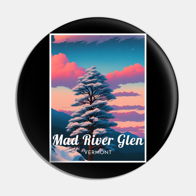 Mad River Glen Vermont Ski Usa Pin by UbunTo