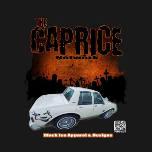 The Caprice Network Spooky Graveyard Boo Box Halloween T-Shirt