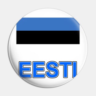 The Pride of Estonia - Estonian Flag and Language Pin