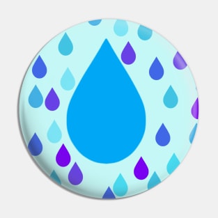 blue water drop pattern christmas background Pin