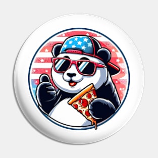 American Panda Pin