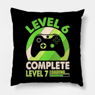 Level 6 Complete Level 7 Loading  6th Wedding Anniversary Pillow