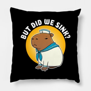 But did we sink Cartoon Capybara Sailor Pillow