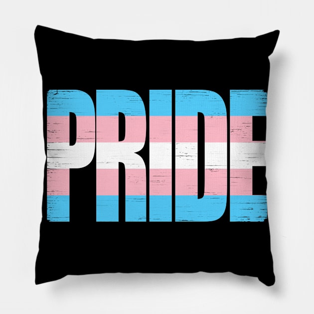 Transgender Pride Pillow by ianscott76