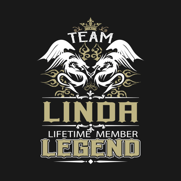 Discover Linda Name T Shirt - Team Linda Lifetime Member Legend Name Gift Item Tee - Linda - T-Shirt