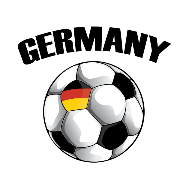 Germany Football - Soccer Ball by TheInkElephant