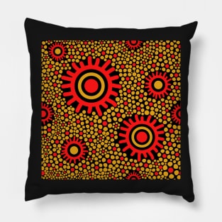 Awesome Aboriginal Dot Art Pillow