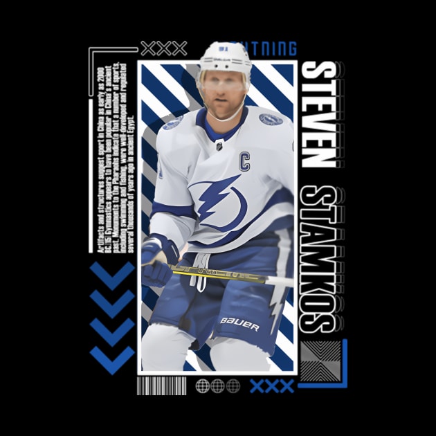 Steven Stamkos Paper Poster Version 10 by KimonoKaleidoscope