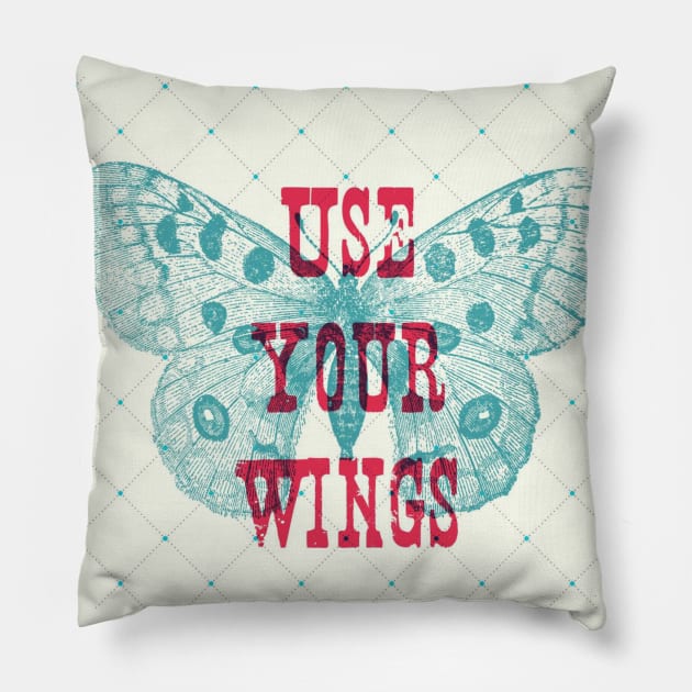 Use Your Wings Pillow by poltergyst