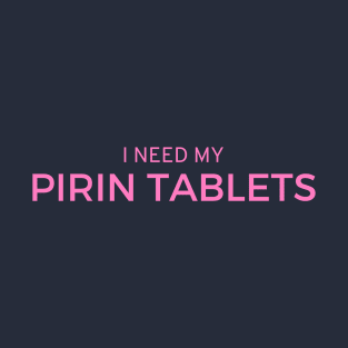 Pirin Tablets | The Birdcage | Pink Print T-Shirt