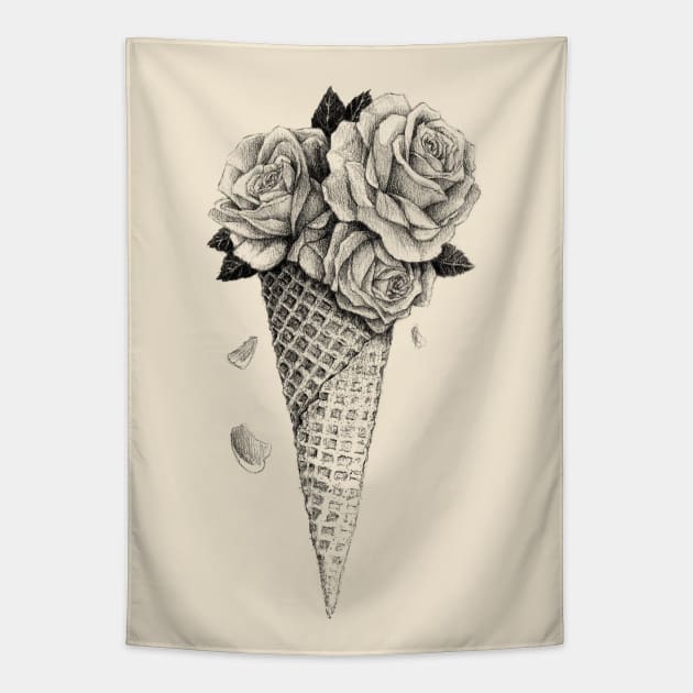 Ice Cream Tapestry by mikekoubou