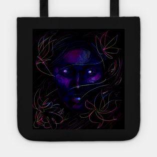 Purple Flower Faerie Spirit Tote