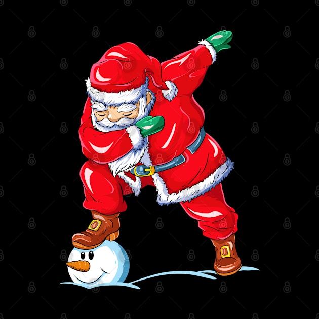 Christmas Dabbing Santa Claus by E