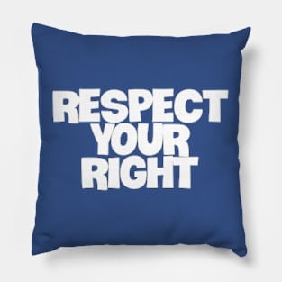 Upholding Dignity and Freedom Pillow