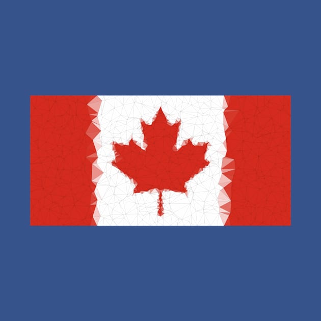 Low Poly Canada Flag by TRIME