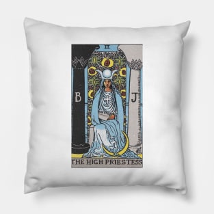 The High Priestess, Raider Waite tarot, Divination Tarot Pillow