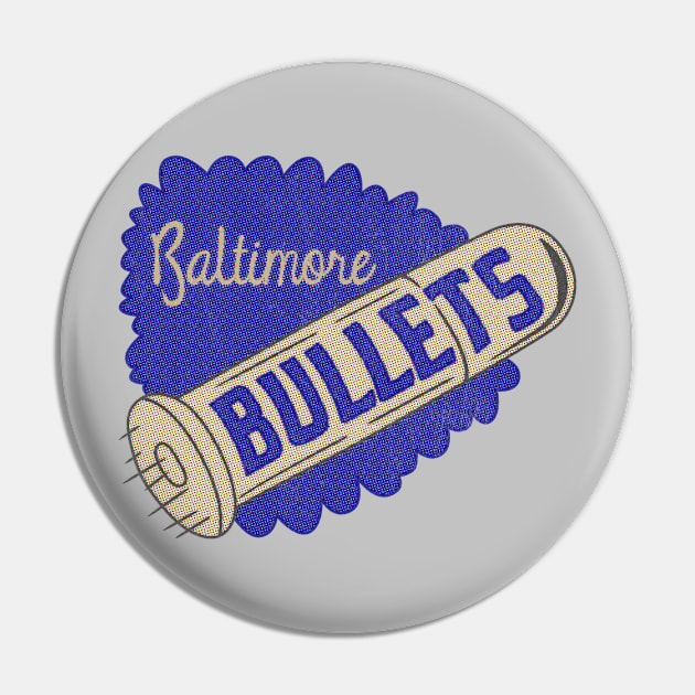 Defunct Baltimore Bullets Basketball Pin by LocalZonly