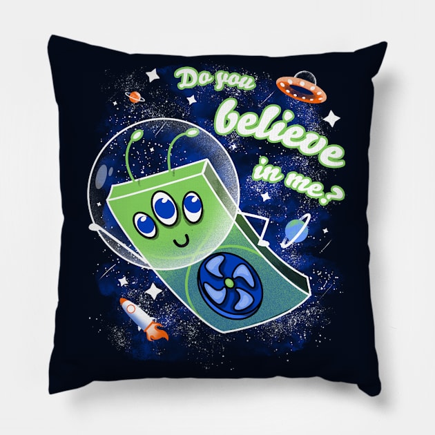 Believe in me Pillow by IlonaHibernis