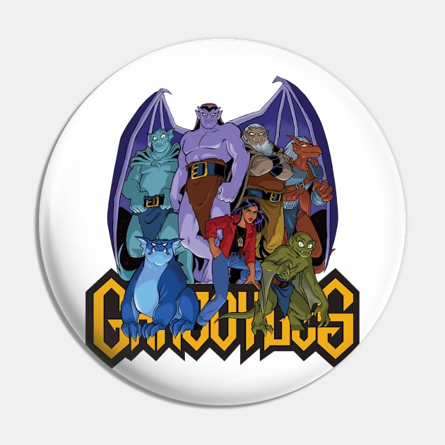 Gargoyles Pin by thebeatgoStupid