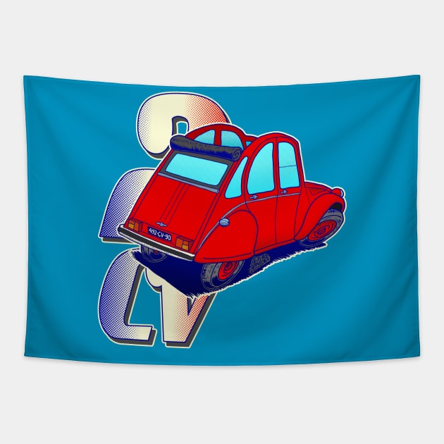 Iconic Citroen 2 CV Tapestry by Andres7B9