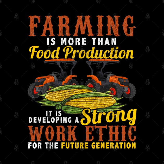 Farmer Farm Farming Strong Work Ethic by E